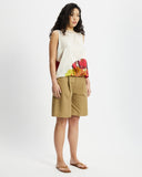 Model wears Silk Shell Top - Diya