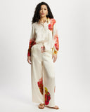 Model wears Long Sleeve Shirt in Diya