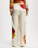 Model wears Silk Wide Leg Pant in Diya