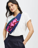 Model wears Funky Bumbag - Storyteller