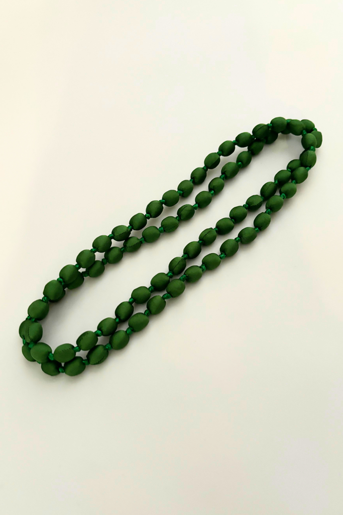 Deep Green Single Strand Necklace