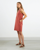 Dorsu Scoop Back Dress - Spice