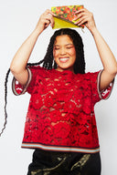 Foldover Purse - Granville Heroes (Chartreuse Velvet)