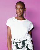 Model wears Li Phay A-line Midi Skirt