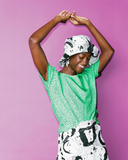 Model wears Li Phay Bucket Hat