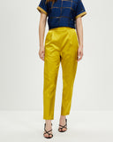 Model wears Marigold Straight Leg Pant