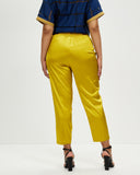 Model wears Marigold Straight Leg Pant