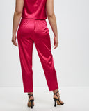 Satin Straight Leg Pants - Pink State of Mind