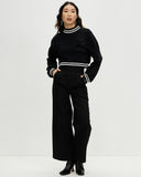 Model wears Sightseer Cropped Pullover