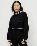 Model wears Sightseer Cropped Pullover