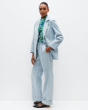 Model wears Suit Pants in Elemental Denim.