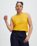 Linen Shell Top - Sunshine