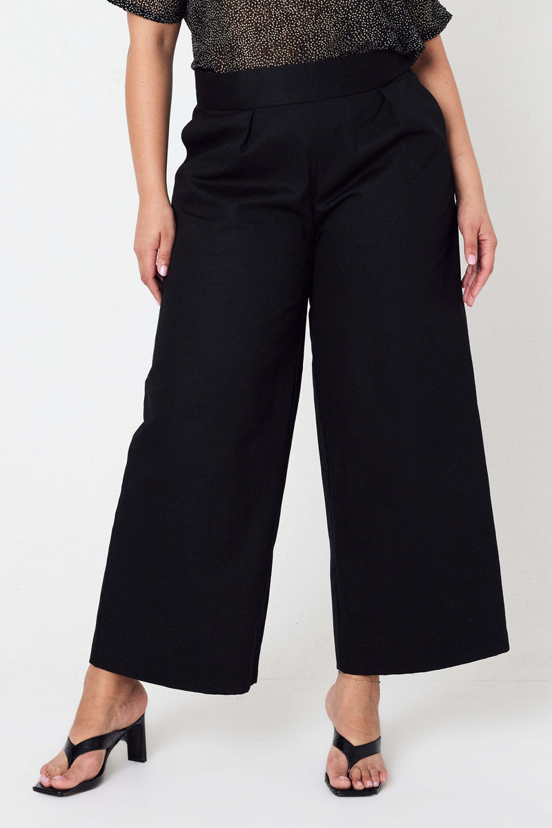 Black clearance jean culottes