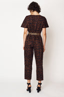 Black Leopard Elastic Belt