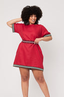 Cherry Checkerboard Elastic Belt