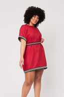 Cherry Checkerboard Elastic Belt