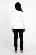 Dorsu Staple Long Sleeve T-shirt - White