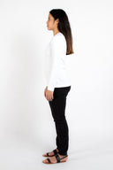 Dorsu Staple Long Sleeve T-shirt - White