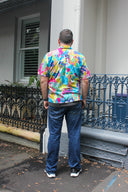 Short Sleeve Shirt - Flocked Floral