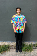 Short Sleeve Shirt - Flocked Floral