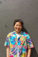 Short Sleeve Shirt - Flocked Floral