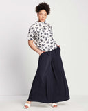 Palazzo Pants - Navy Pinstripe