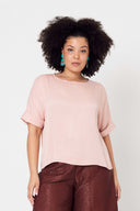 Scoop Top - Peony Blush