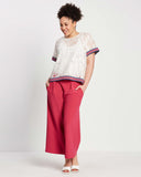 Cropped Culottes - Scorching Pink