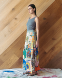 Wrap Skirt - Mixed Print