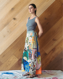 Wrap Skirt - Mixed Print