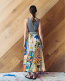 Wrap Skirt - Mixed Print