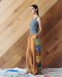 Patchwork Pants - Toffee