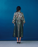 Model wears Wild Meadow Wrap Top