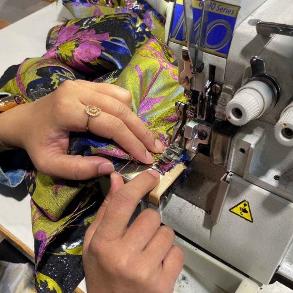 The Social Outfit Earn and Learn Sewing class at their Marrickville sewing workroom