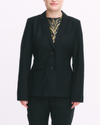Fitted Blazer - Raven Black