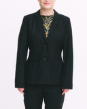 Fitted Blazer - Raven Black