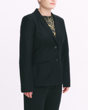 Fitted Blazer - Raven Black