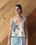 Patchwork Splice Shell Top - Painted Prawns XXS