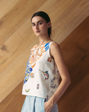 Patchwork Splice Shell Top - Painted Prawns XXS