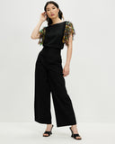 Model wears Ember Spark Sequin Sleeve Top