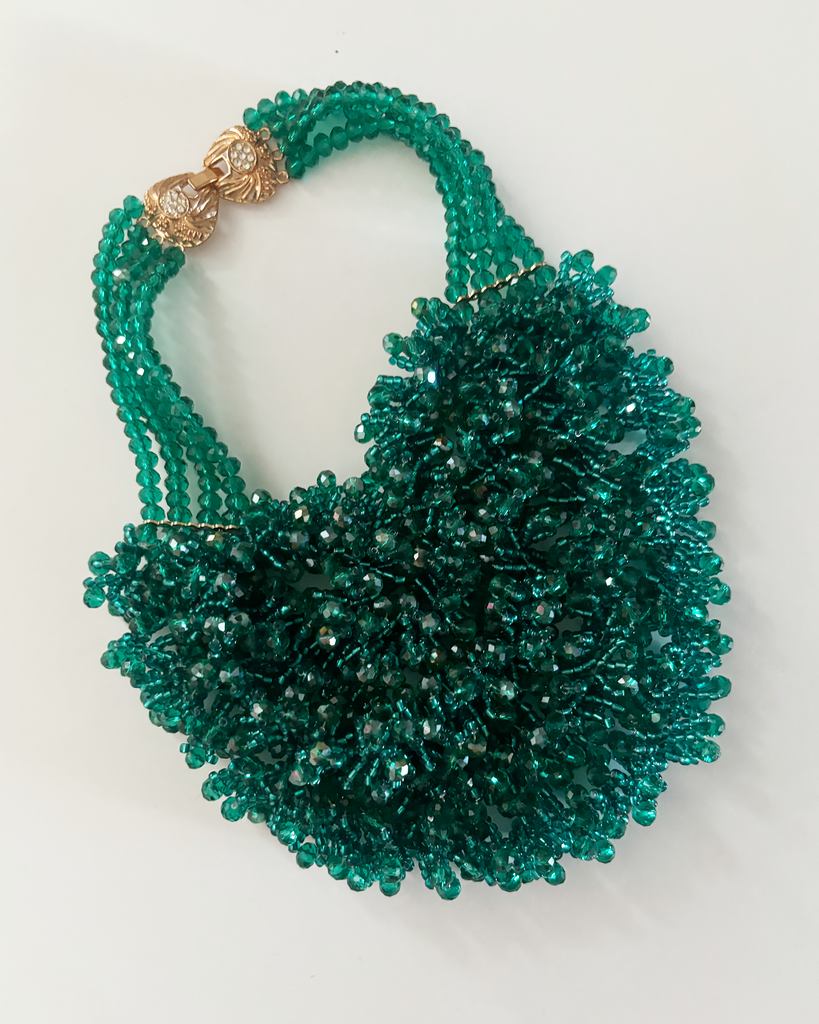 Emerald Green Billiano Layered Necklace