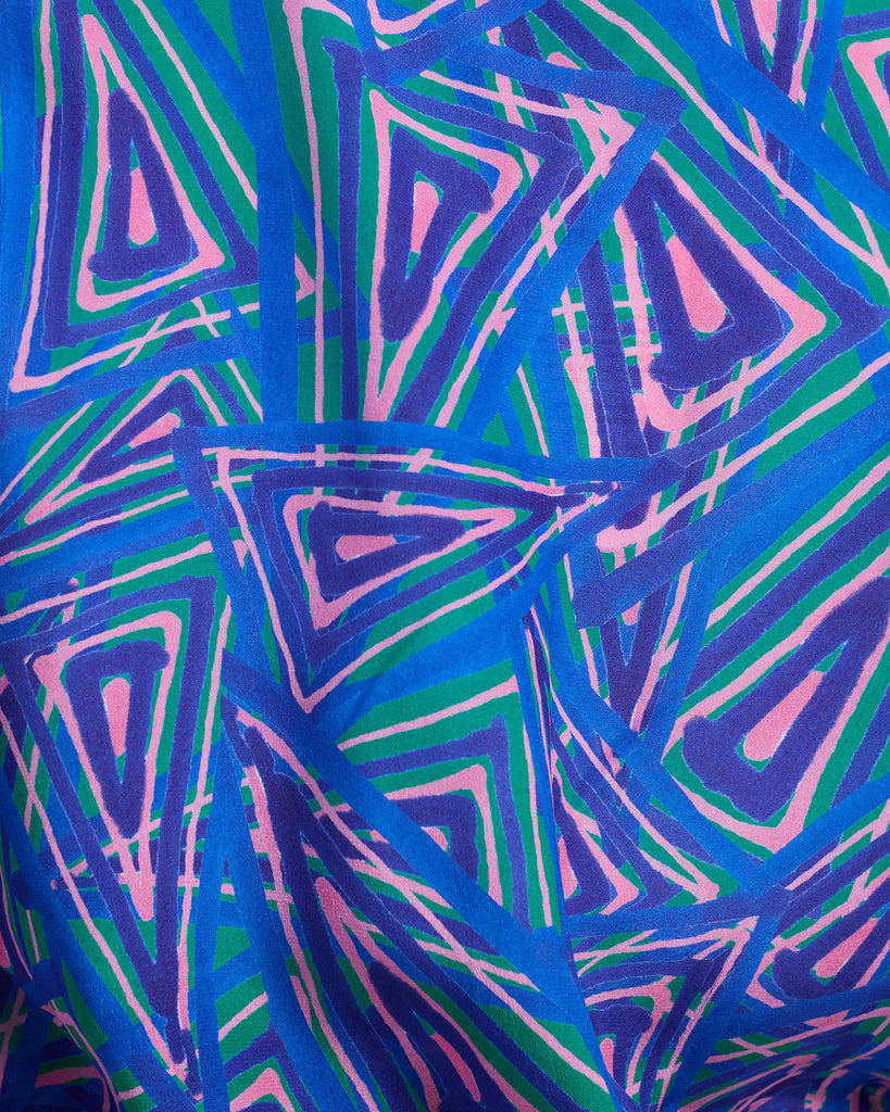 Close up of Fariba Silk Fabric