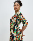Model wears Garden Daydream Wrap Dress