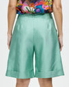 Model wears Han Tailored Shorts - Opal