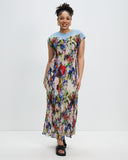 Model wears Jomilla Bloom Pleated Dress