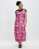 Model wears Jomilla Twilight Pleated Dress