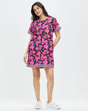 Model wears Sports Raglan Dress - Storyteller