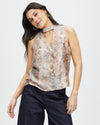 Model wears Litha Top - Peach