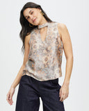 Model wears Litha Top - Peach