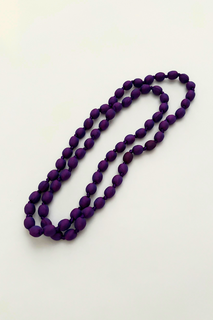 Purple Queen Single Strand Tabitha Necklace